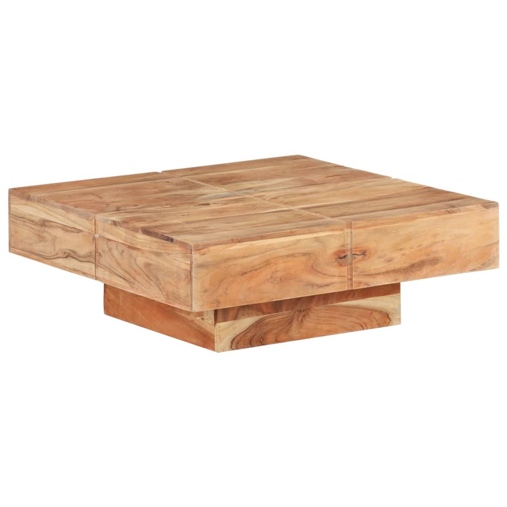 Salongbord 80x80x28 cm heltre akasie