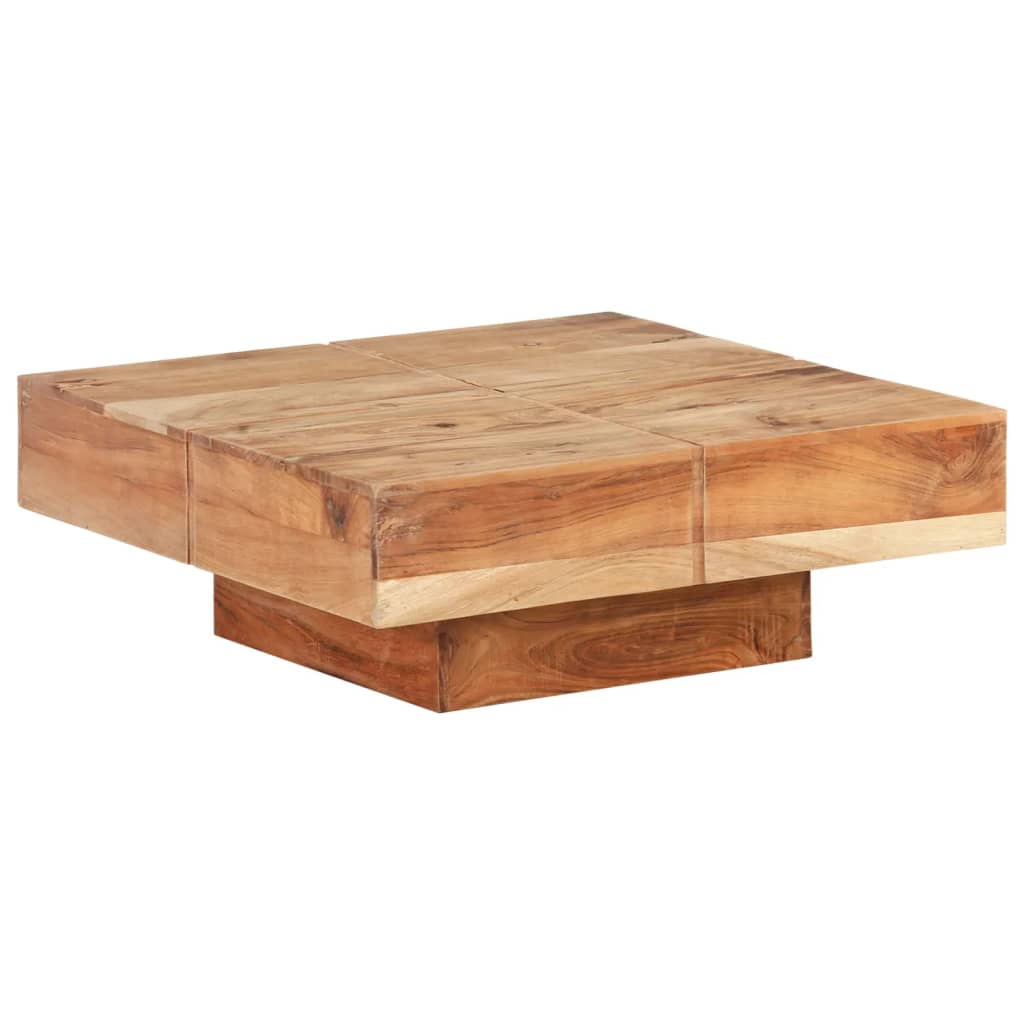 Salongbord 80x80x28 cm heltre akasie