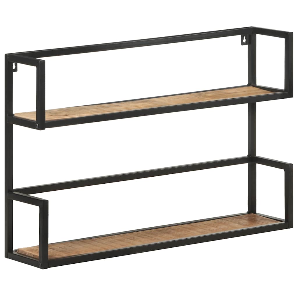 Vegghylle 80x20x60 cm grovt mangotre