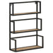 Vegghylle 60x20x85 cm grovt mangotre