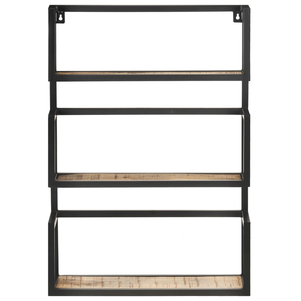 Vegghylle 60x20x85 cm grovt mangotre