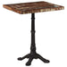 Bistrobord 60x60x76 cm gjenvunnet heltre