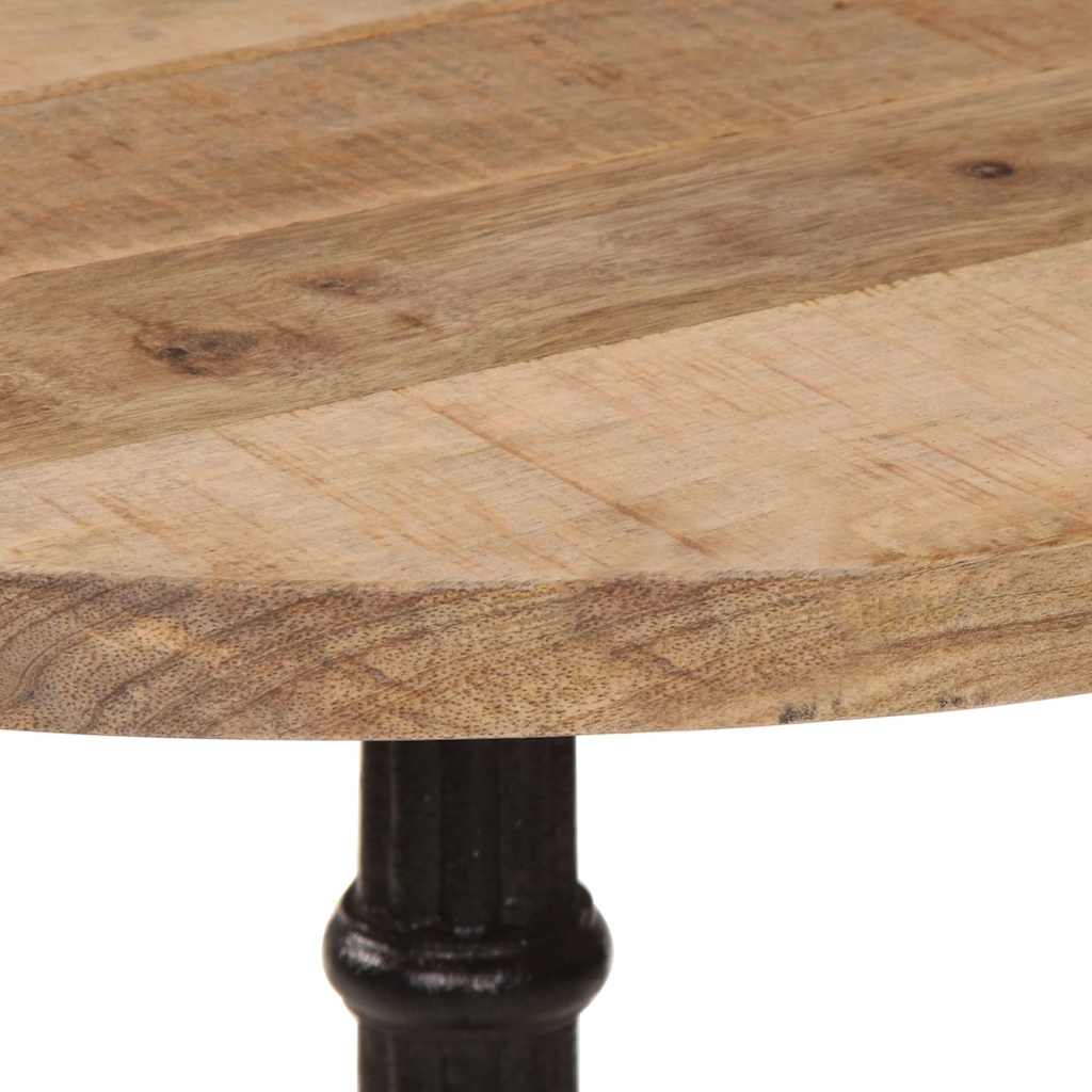 Bistrobord Ø60x76 cm grovt mangotre