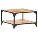 Salongbord 60x60x35 cm heltre mango