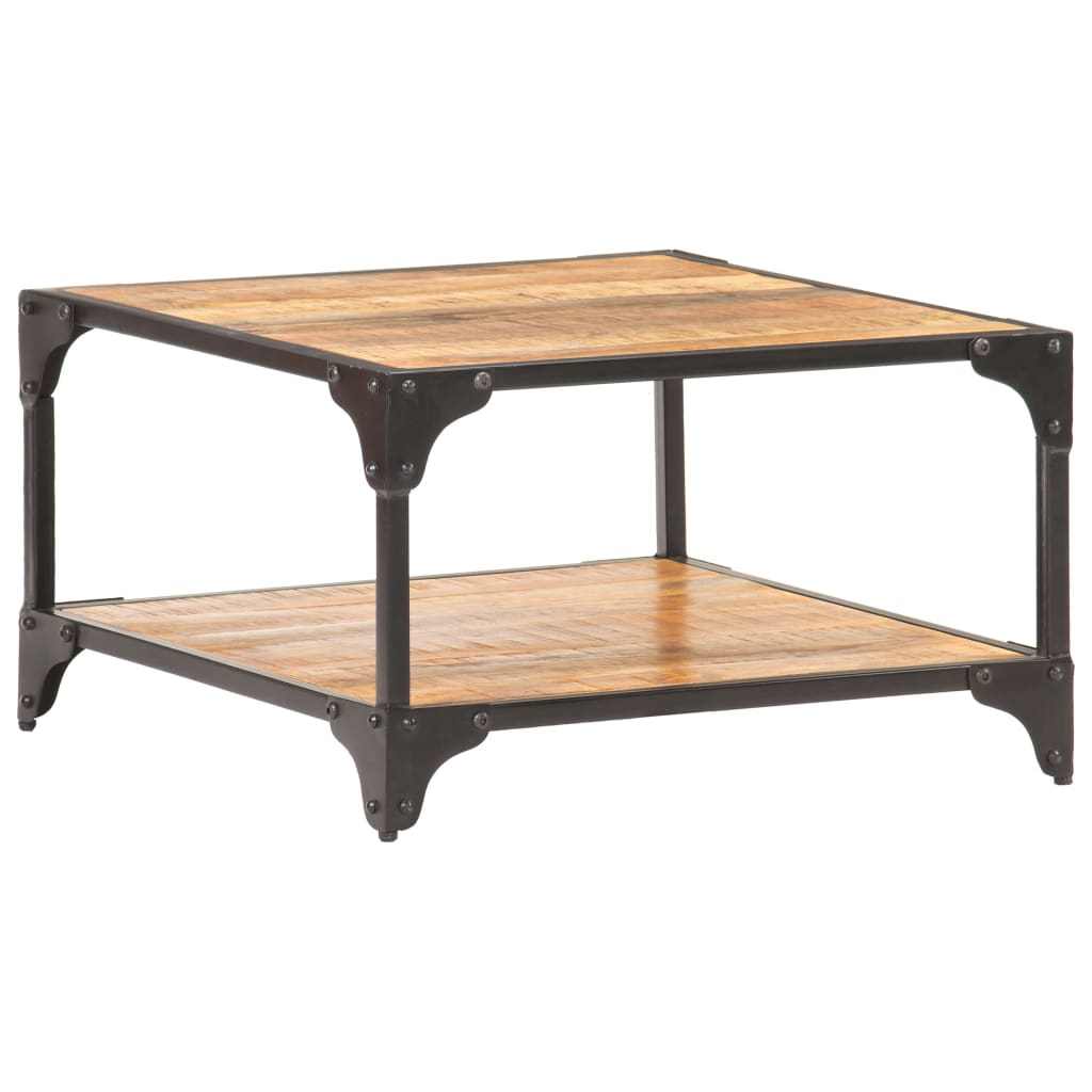 Salongbord 60x60x35 cm heltre mango