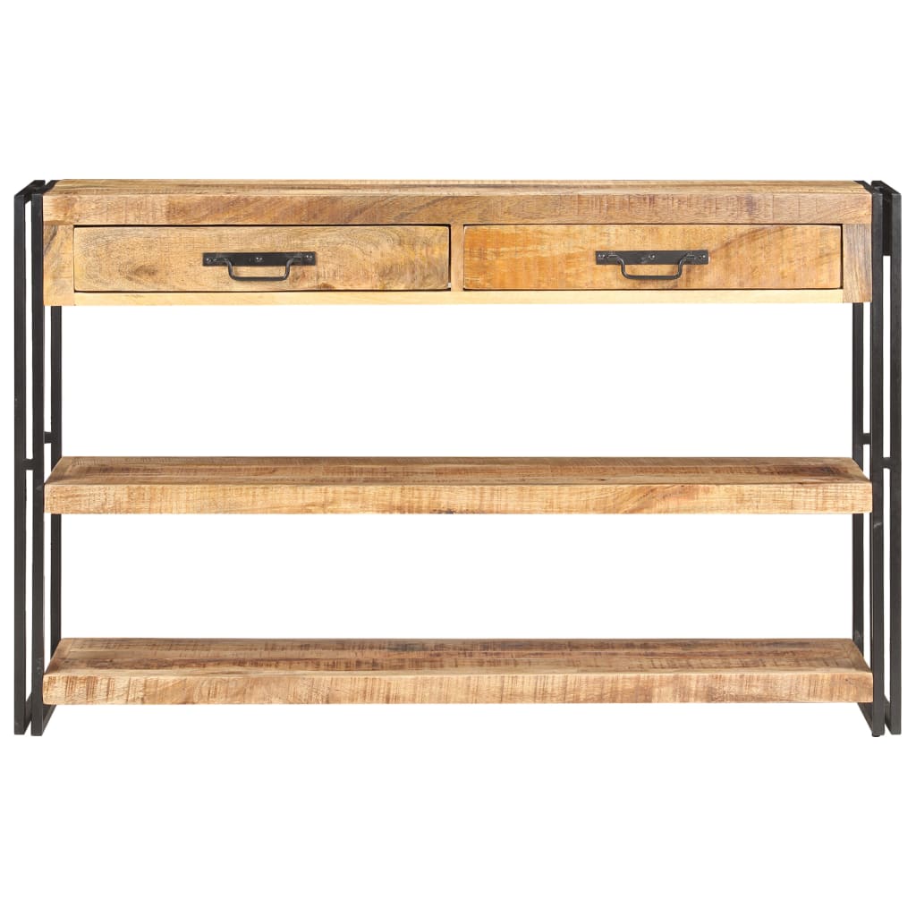Skjenk 120x30x75 cm grov heltre mango
