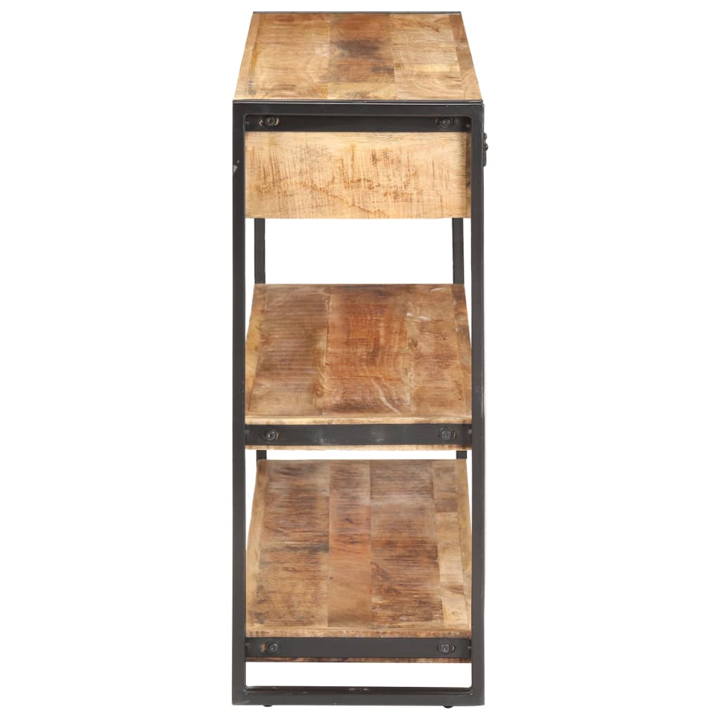 Skjenk 120x30x75 cm grov heltre mango