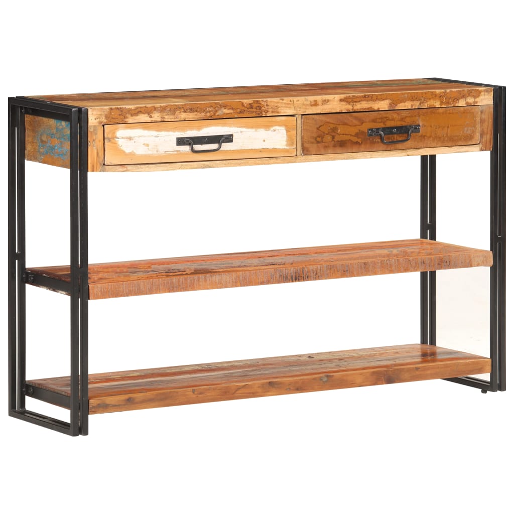 Skjenk 120x30x75 cm gjenvunnet heltre