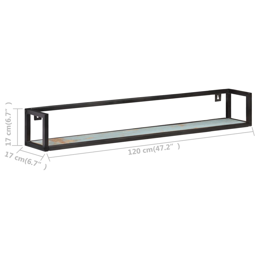 Vegghyller 2 stk 120 cm gjenvunnet heltre