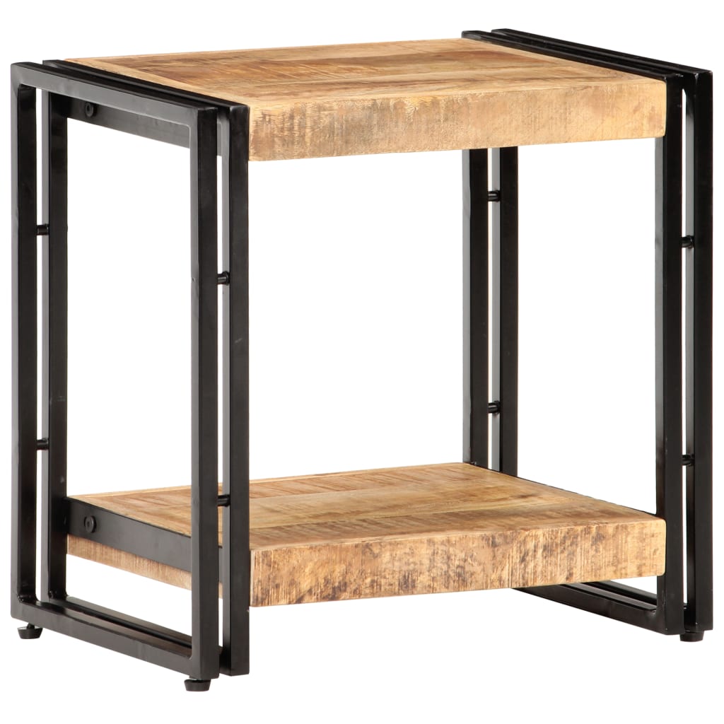 Sidebord 40x30x40 cm grovt heltre mango