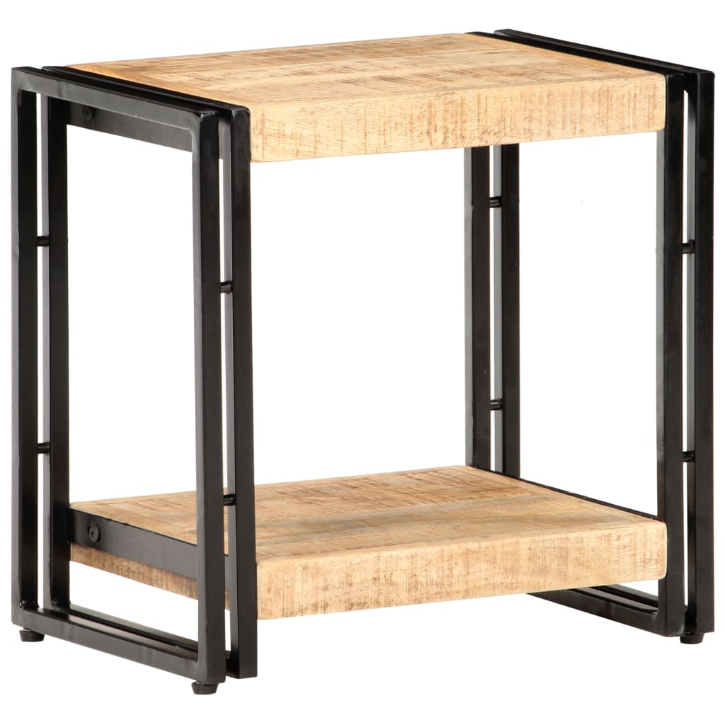 Sidebord 40x30x40 cm grovt heltre mango