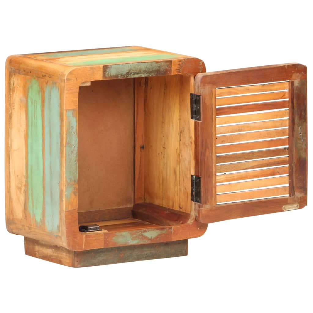Nattbord 40x30x50 cm gjenvunnet heltre