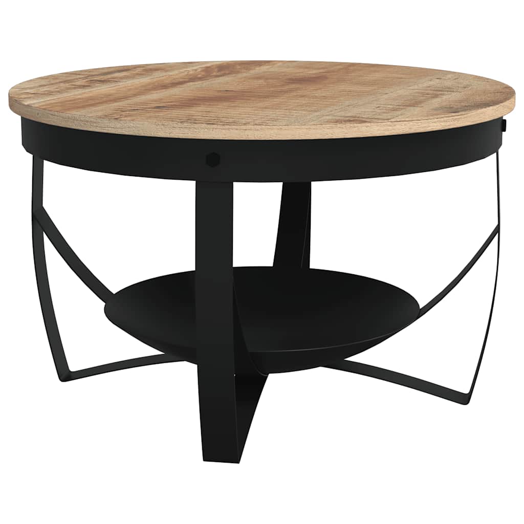 Salongbord Ø68x43 cm grovt mangotre