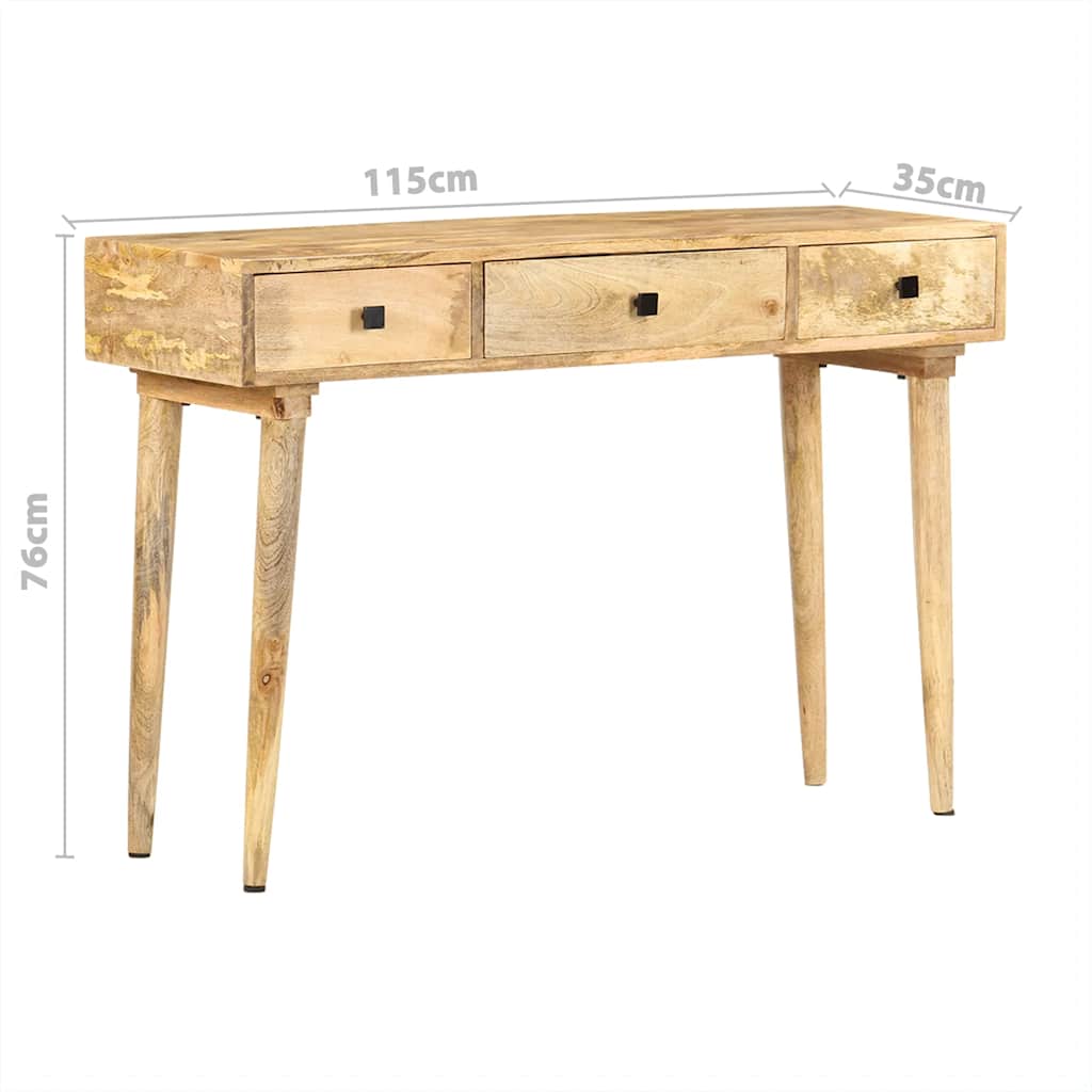 Konsollbord 115x35x76 cm heltre mango