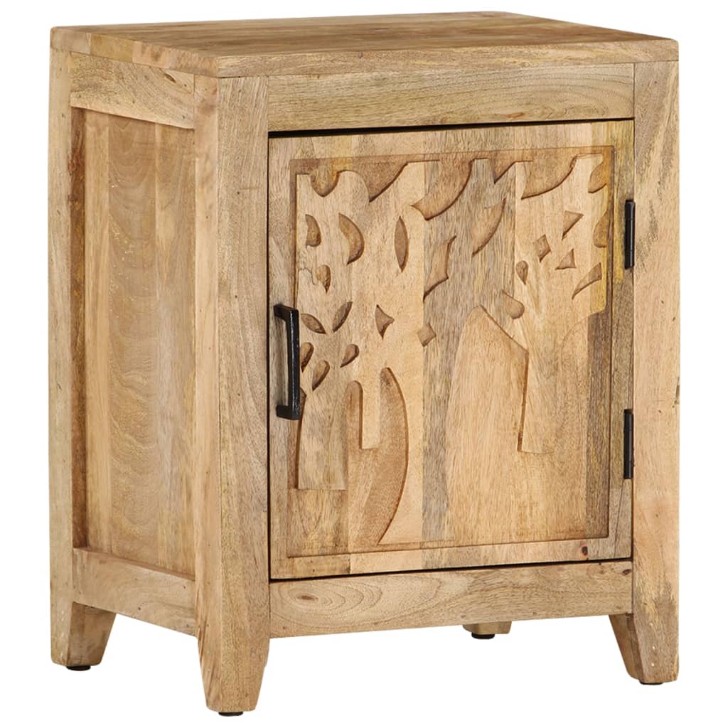 Nattbord 40x30x50 cm heltre mango