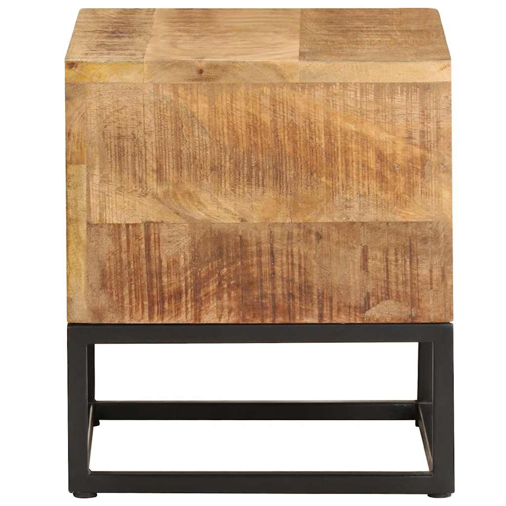 Sidebord 30x30x33 cm grovt heltre mango