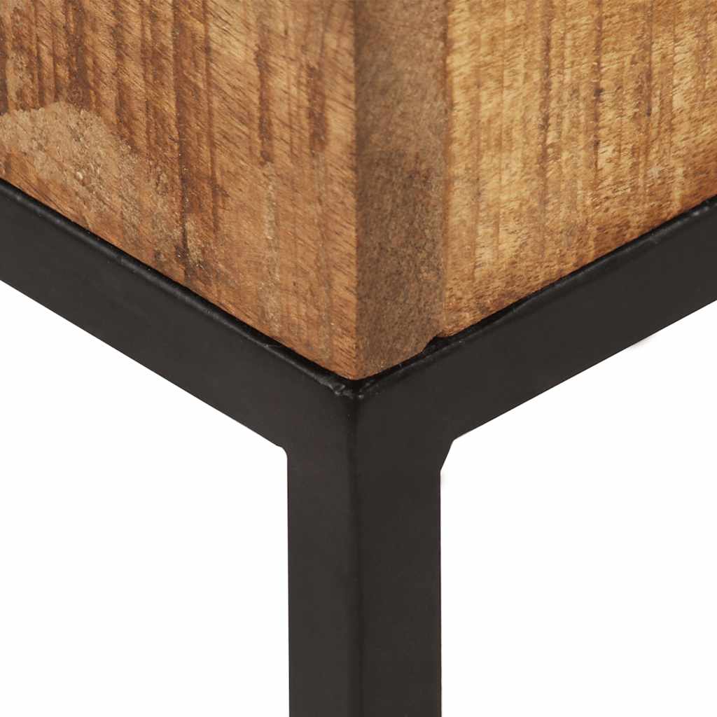 Sidebord 30x30x33 cm grovt heltre mango