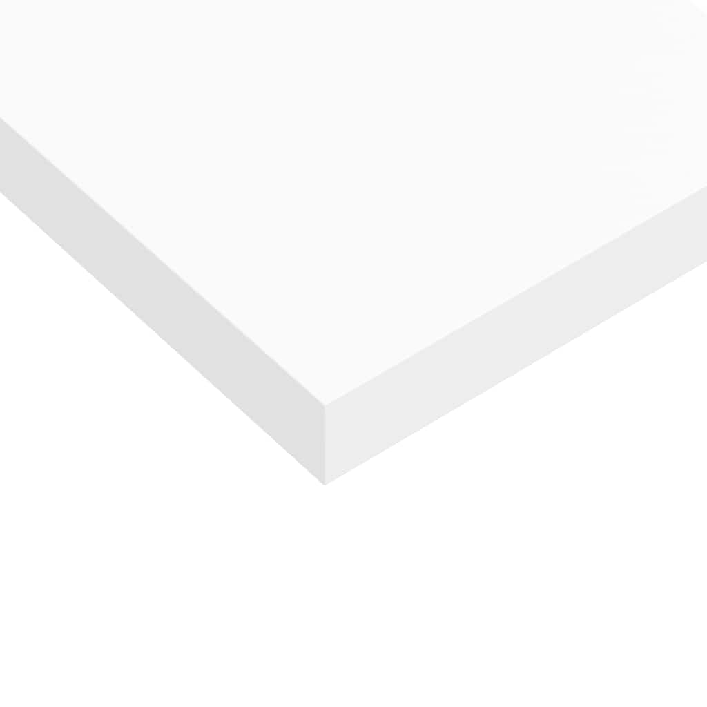 Flytende vegghylle hvit 23x23,5x3,8 cm MDF