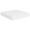 Flytende vegghyller 4 stk hvit 23x23,5x3,8 cm MDF