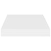 Flytende vegghyller 4 stk hvit 23x23,5x3,8 cm MDF