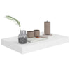 Flytende vegghylle hvit 40x23x3,8 cm MDF