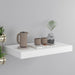 Flytende vegghylle hvit 40x23x3,8 cm MDF