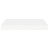 Flytende vegghyller 2 stk hvit 40x23x3,8 cm MDF