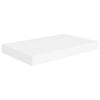 Flytende vegghyller 4 stk hvit 40x23x3,8 cm MDF