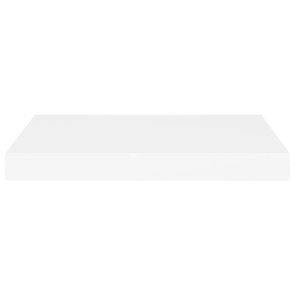 Flytende vegghyller 4 stk hvit 40x23x3,8 cm MDF