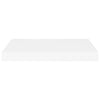 Flytende vegghyller 4 stk hvit 40x23x3,8 cm MDF