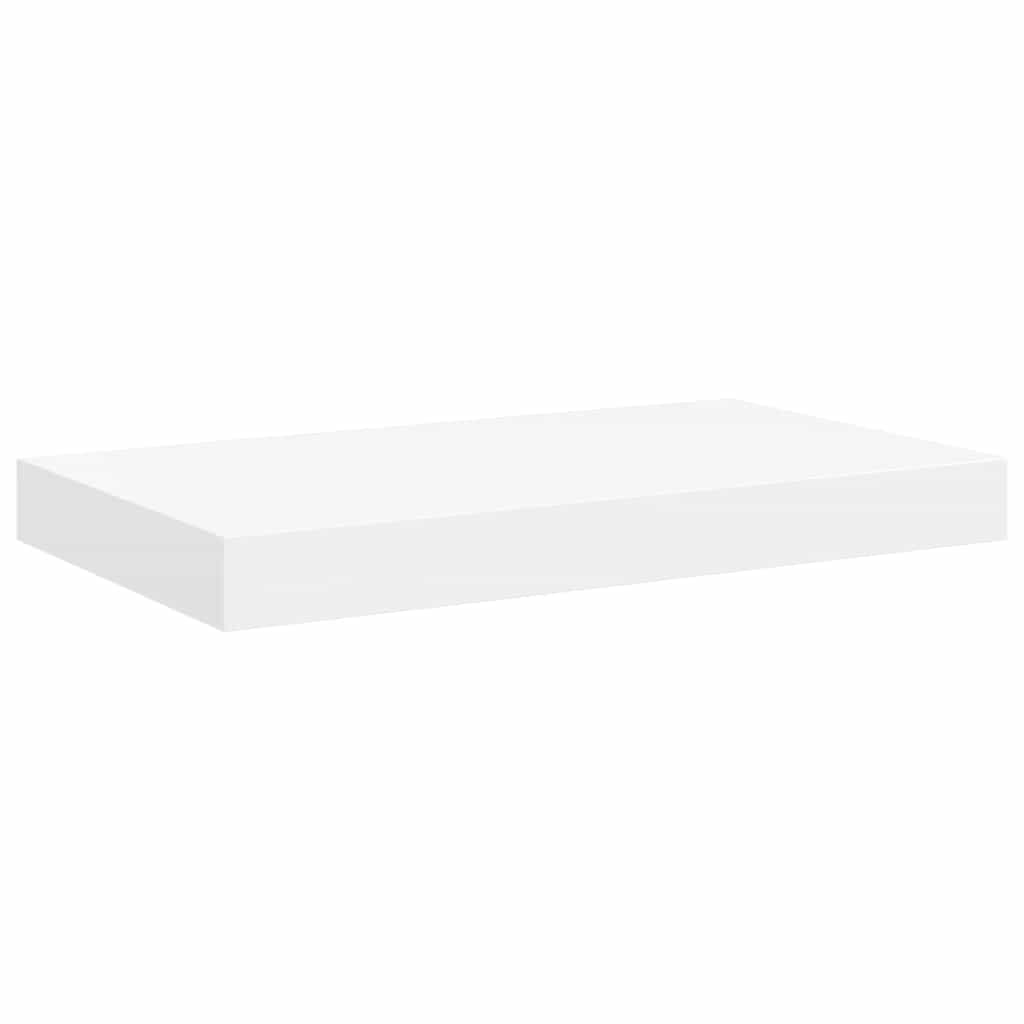 Flytende vegghyller 4 stk hvit 40x23x3,8 cm MDF vidaXL