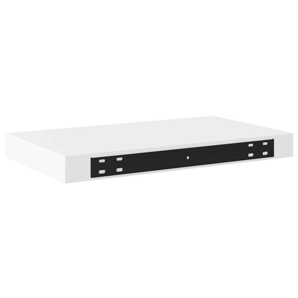 Flytende vegghyller 4 stk hvit 40x23x3,8 cm MDF vidaXL