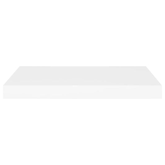 Flytende vegghylle hvit 60x23,5x3,8 cm MDF