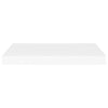 Flytende vegghylle hvit 60x23,5x3,8 cm MDF