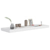 Flytende vegghylle hvit 80x23,5x3,8 cm MDF