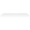 Flytende vegghylle hvit 80x23,5x3,8 cm MDF