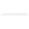 Flytende vegghylle hvit 90x23,5x3,8 cm MDF