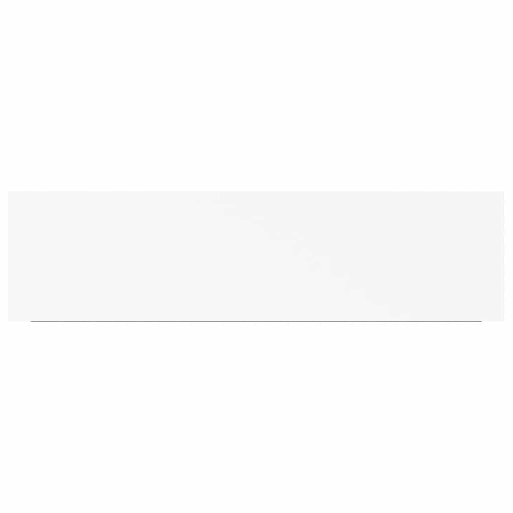 Flytende vegghylle hvit 90x23,5x3,8 cm MDF