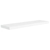 Flytende vegghyller 4 stk hvit 90x23,5x3,8 cm MDF