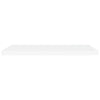Flytende vegghyller 4 stk hvit 90x23,5x3,8 cm MDF