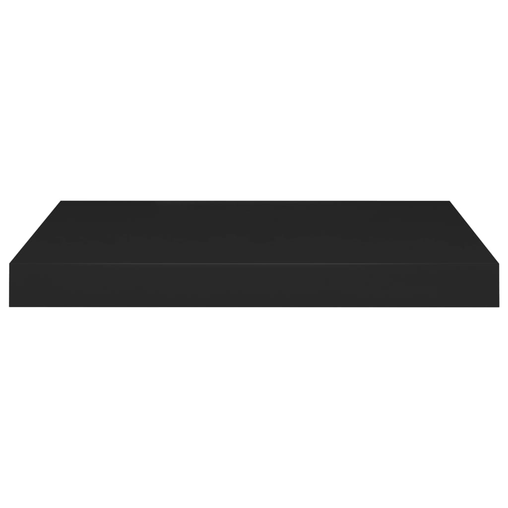 Flytende vegghyller 4 stk svart 50x23x3,8 cm MDF