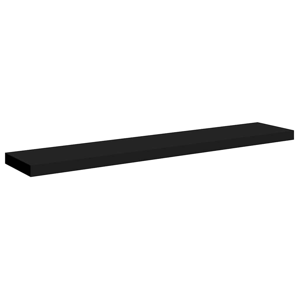 Flytende vegghylle svart 120x23,5x3,8 cm MDF vidaXL