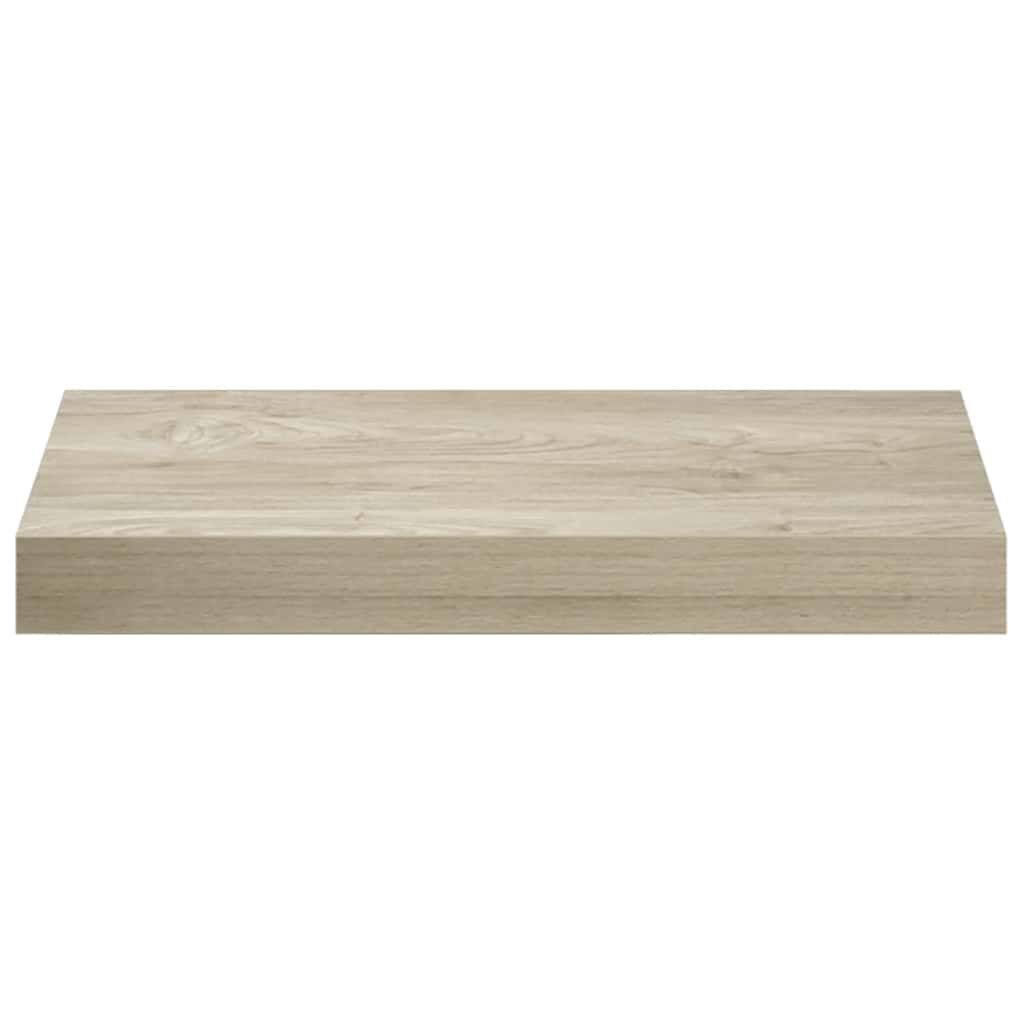 Flytende vegghylle eik 40x23x3,8 cm MDF