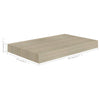 Flytende vegghylle eik 40x23x3,8 cm MDF