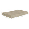 Flytende vegghyller 2 stk eik 40x23x3,8 cm MDF