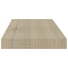 Flytende vegghylle eik 50x23x3,8 cm MDF