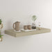 Flytende vegghylle eik 50x23,5x3,8 cm MDF