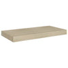 Flytende vegghyller 2 stk eik 50x23x3,8 cm MDF