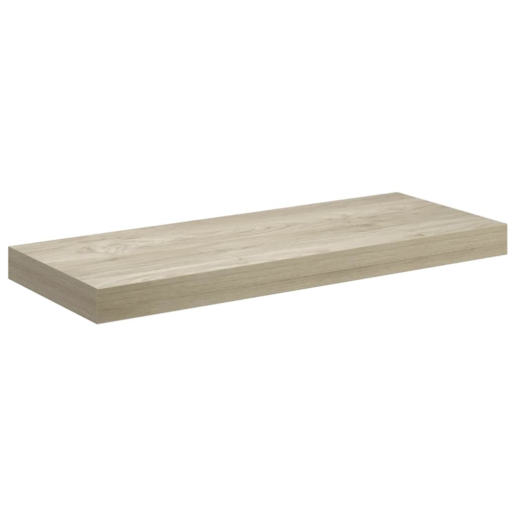 Flytende vegghylle eik 60x23,5x3,8 cm MDF vidaXL