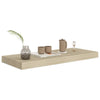 Flytende vegghylle eik 60x23,5x3,8 cm MDF